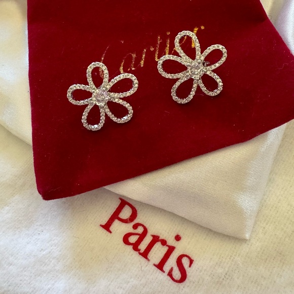 $2,000 Luxury Large Arpels Flower Earrings 14k,All Products : American Fashion Style Bags On Sale